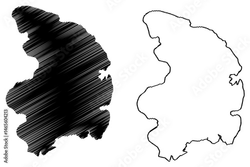 Tatau island (New Guinea, Pacific Ocean, Bismarck Archipelago, Tabar Group Islands) map vector illustration, scribble sketch Tatau map