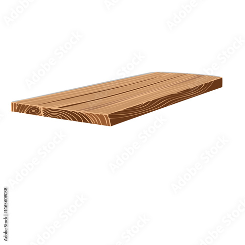 wooden box isolated on white