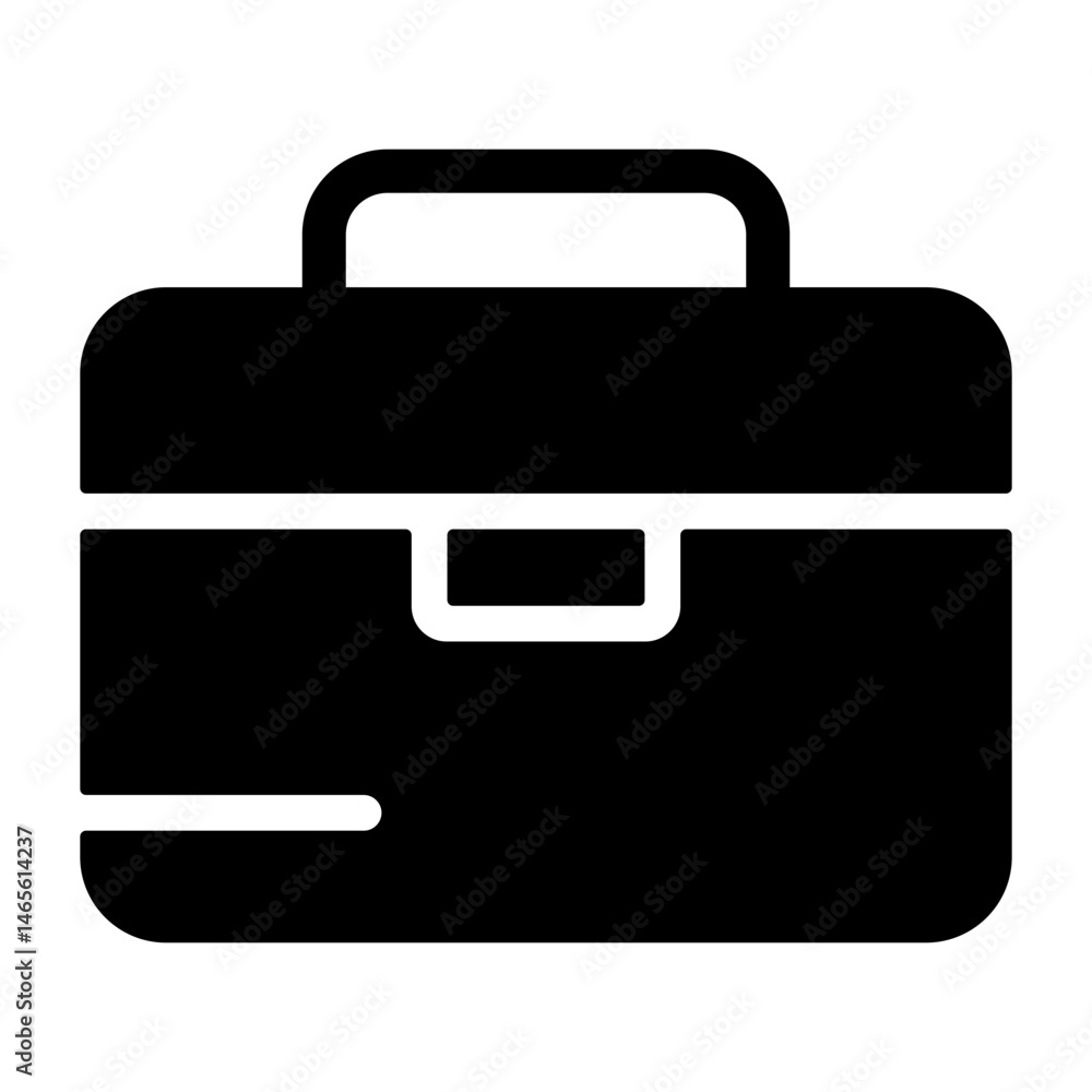 Briefcase Solid Icon Briefcase Solid Icon