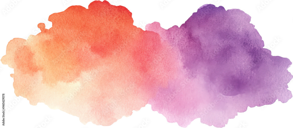 Fototapeta premium Abstract Watercolor Color Blending