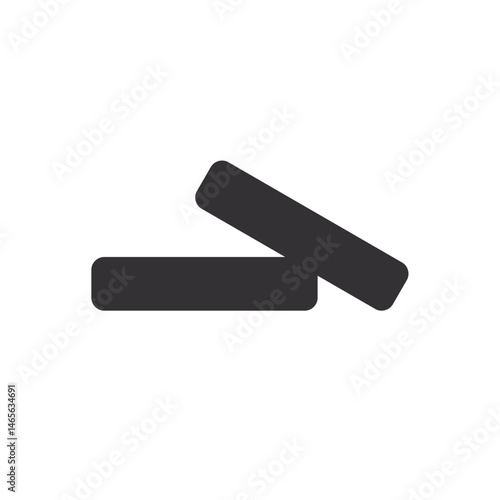 Gymnastic parallettes icon. Vector