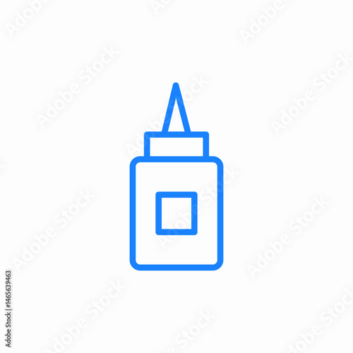 condiment sauce bottle icon sign vector