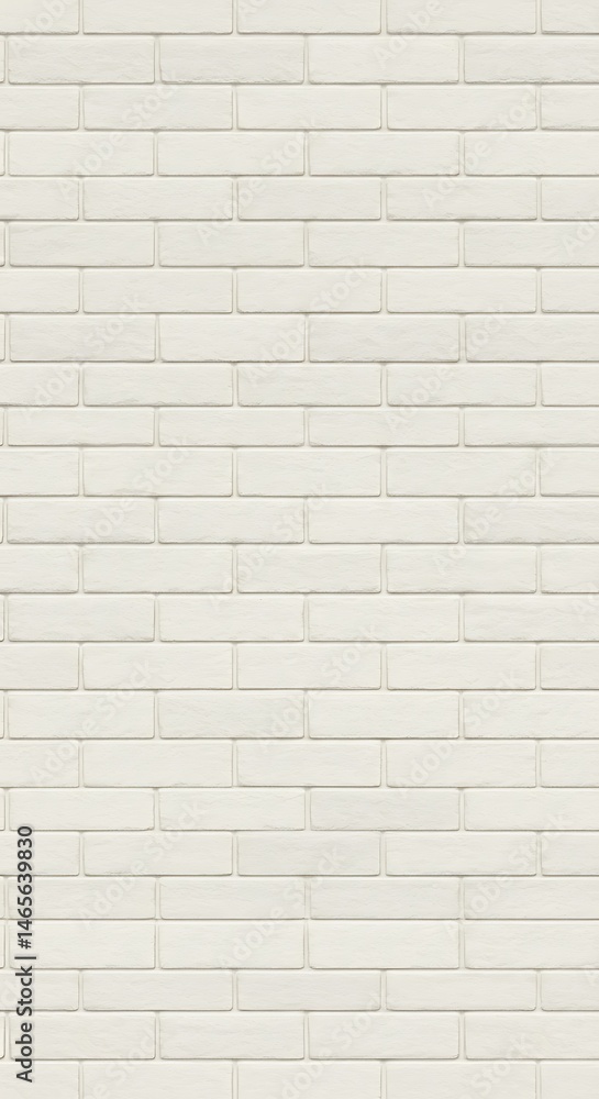 Fototapeta premium Subtle Textures: Off-White Brick Wall