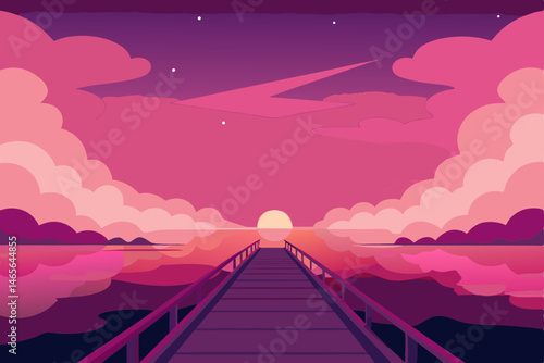 bridge over the mountain
