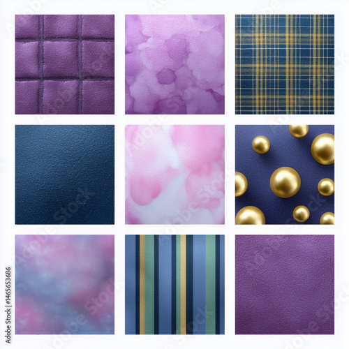 A variety of colorful and textured backgrounds