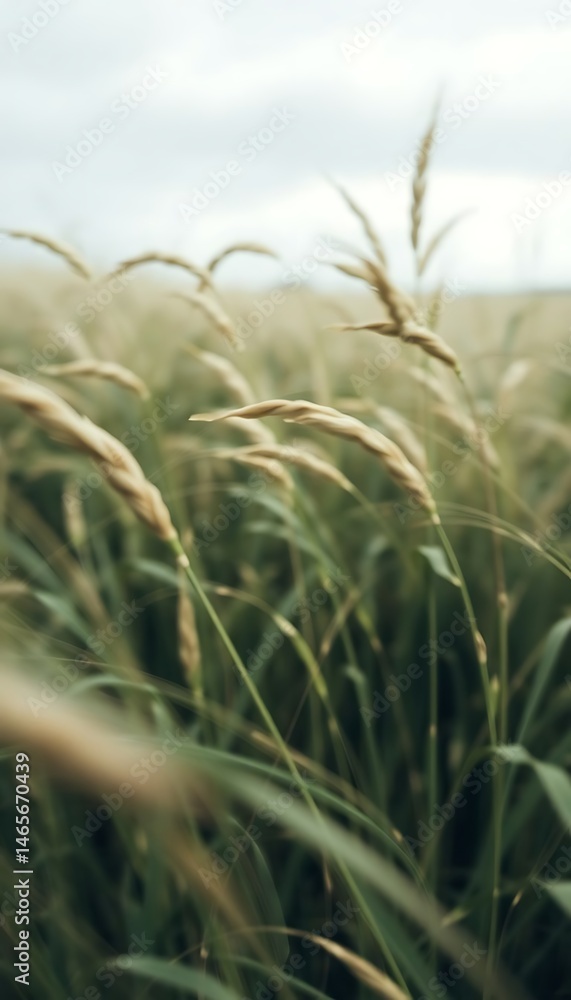 Fototapeta premium close up of a field of tall grass