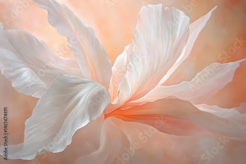 Wallpaper Mural Delicate, flowing petals in soft pastel hues. Torontodigital.ca