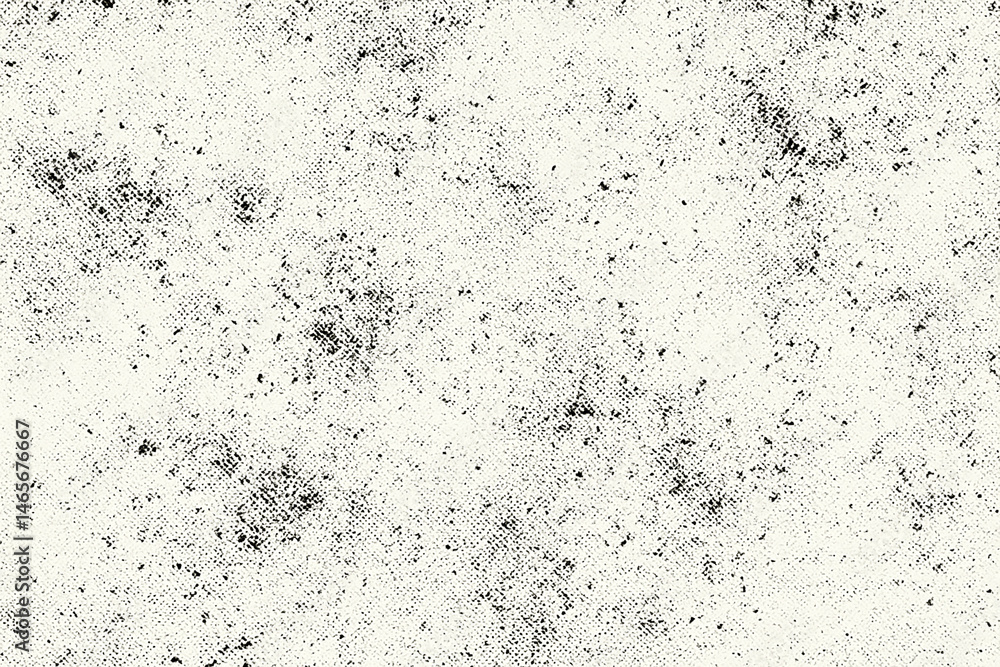 Naklejka premium Grunge monochrome halftone texture background