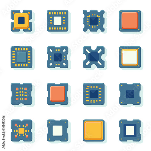 Flat vector illustrations of diverse office workers in business attire at desks and presentations (1)