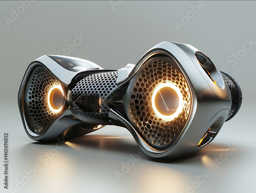 Use the idea of parametric design to design a game audio computer products industrial design product design rendering