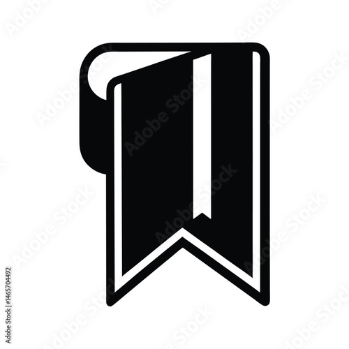 bookmark ribbon icon vector illustration