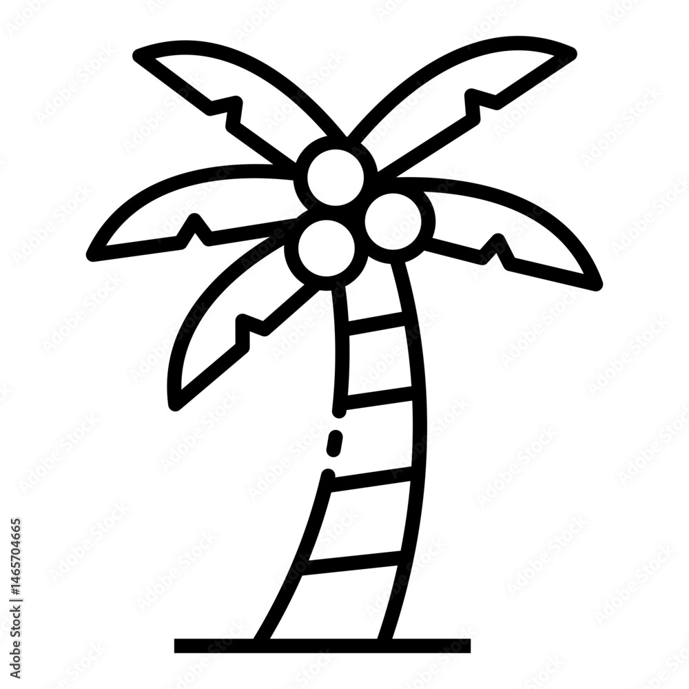 tropical tree icon for palm tree summer vibe tropical tree icon for palm tree summer vibe
