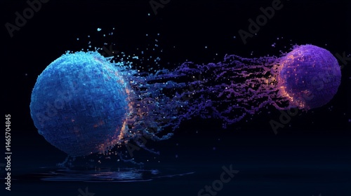 Dynamic Energy Sphere Collision
