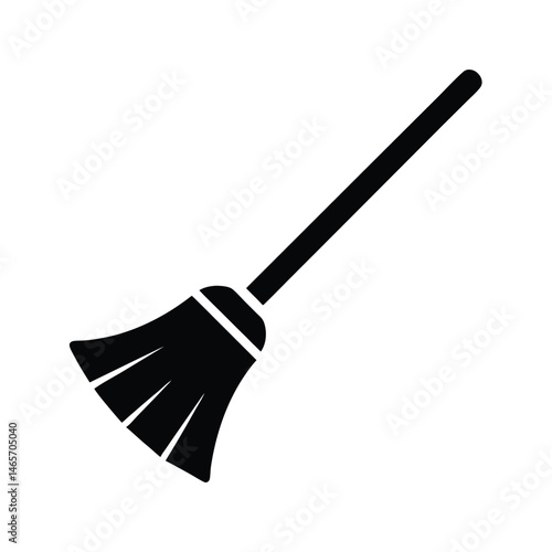 broom tool icon vector illustration