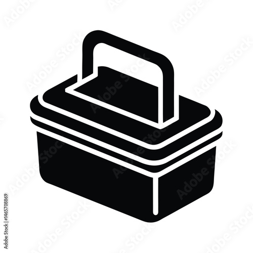 lunch box icon vector illustration