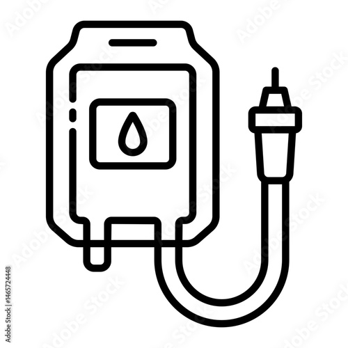 blood transfusion icon for circulation process