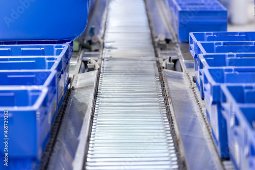 Zautomatyzowana sortownia w centrum logistycznym