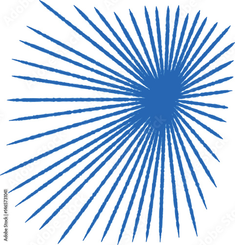 abstract radial radiating lines. vector illustration.