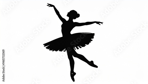  ballerina dancing silhouette