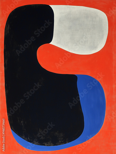 abstract art colorful, blue, rorange, turquoise