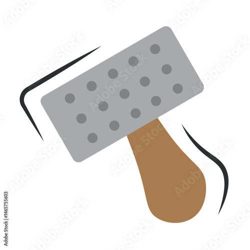 Meat tenderizer tool. Vector