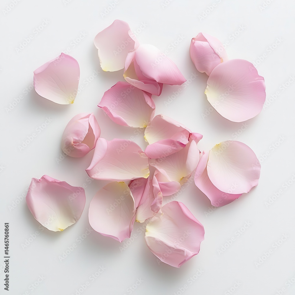 Fototapeta premium Elegant Pink Rose Petal Valentine Backdrop