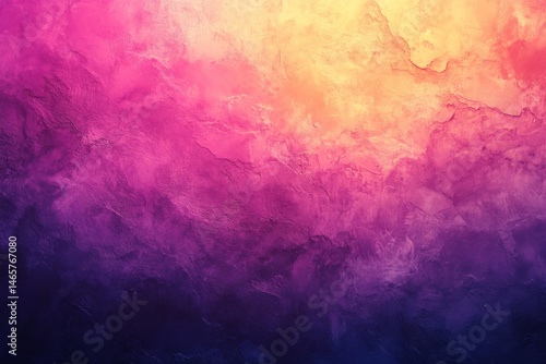 Abstract cloud of pink and purple powder explosion on black background