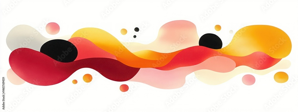 Abstract flowing shapes blending red, orange, yellow, black, pink, and gray colors create a vibrant and dynamic visual effect with a smooth, soft texture Abstract flowing shapes blending red, orange, yellow, black, pink, and gray colors create a vibrant and dynamic visual effect with a smooth, soft texture