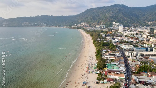 Patong Beach, Thailand, Drone photo