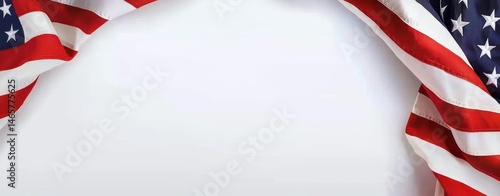 Patriotic Flag Draped Background