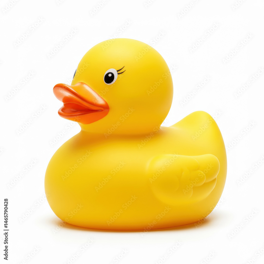 Classic yellow rubber duck isolated on white Classic yellow rubber duck isolated on white