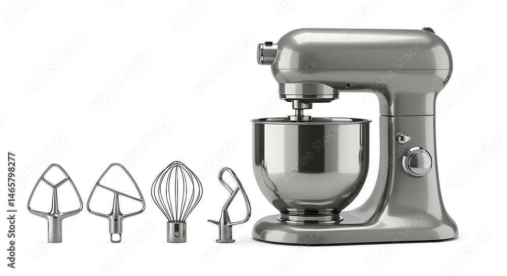 Stand Mixer with Bowl and Attachments Stand Mixer with Bowl and Attachments