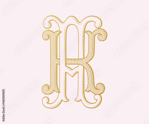 AK  KA  logo AK  logo KA Letter AK Letter KA  Monogram AK  Monogram KA , Wedding Monogram, Wedding Logo, Logo Design , Monogram Vintage