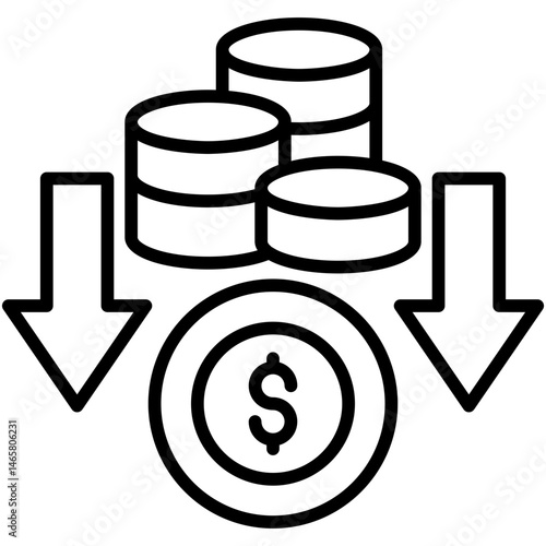 Reduce Cost Icon