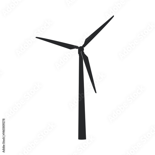 wind turbine isolated on white