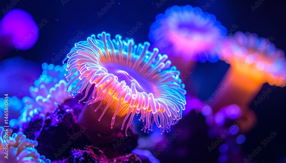 Fototapeta premium refreshing marine life wallpaper