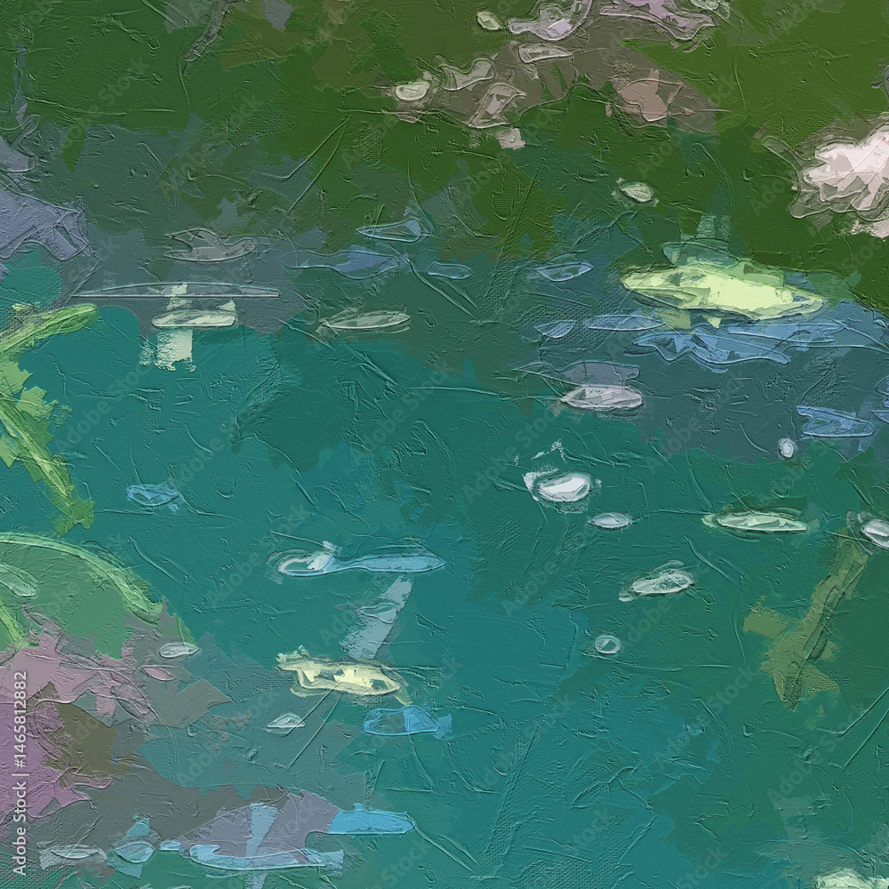 Obraz premium Various oil paintings, flowers, swans, landscapes, birds, butterflies, sheep, chrysanthemums, and beautiful fish
