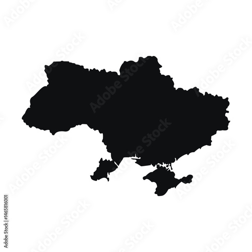 vector map of Ukraine 