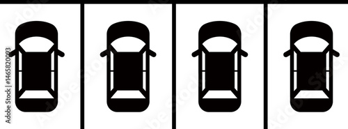 주차장 자동차 아이콘