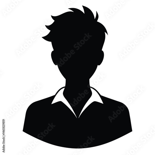 Describe the scene depicted in this silhouette image