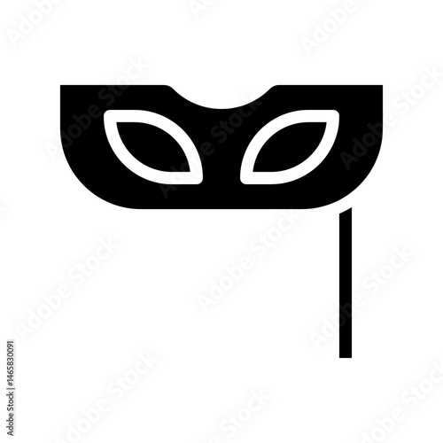 Mysterious masquerade revelry: Intriguing silhouette evokes enchantment and disguise