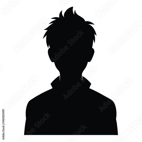 Describe the scene depicted in this silhouette image