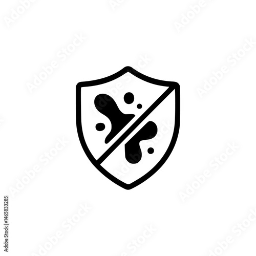 Stainproof icon or Stainproof label vector isolated. Simple Stainproof icon vector for your product high quality.
