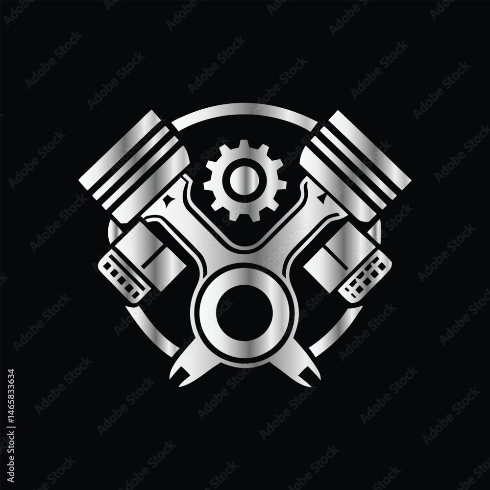Auto Repair Service Icon Vector Logo Design Template. Car Mechanic Logo. Piston and Cog Wheel Gear Icon Vector Logo Template Design Illustration.
Auto Repair Service Icon Vector Logo Design Template. Car Mechanic Logo. Piston and Cog Wheel Gear Icon Vector Logo Template Design Illustration.