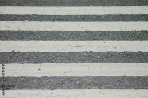 Wallpaper Mural Zebra crosswalk on a asphalt road - closeup background	 Torontodigital.ca