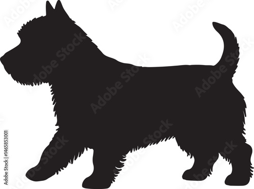 Norfolk Terrier Silhouette