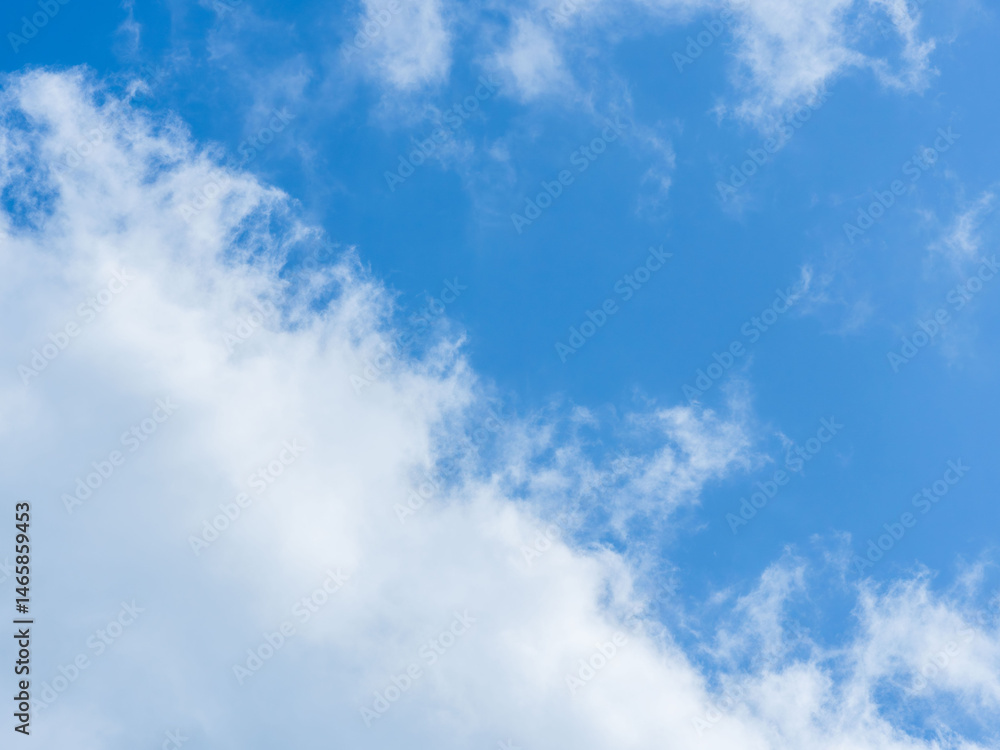5月 昼の青空と雲48 5月 昼の青空と雲48
