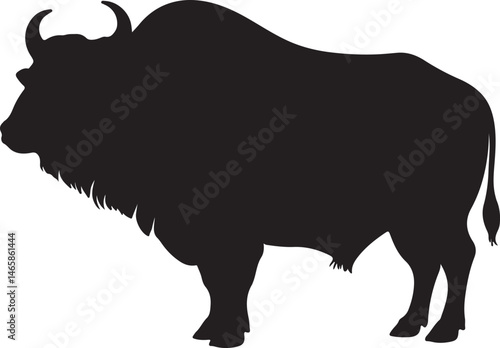 Beefalo Vector Silhouette