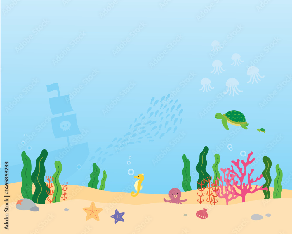Obraz premium under the sea