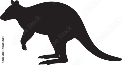 Dorcopsis Vector Silhouette